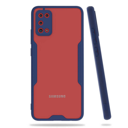Galaxy A02S Kılıf Zore Parfe Kenarları Pastel Renk Silikon Kılıf