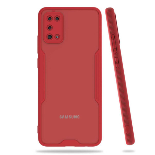 Galaxy A02S Kılıf Zore Parfe Kenarları Pastel Renk Silikon Kılıf