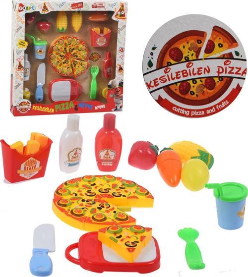 Küçük Şeflere Özel 25 Parça Kesilebilir Pizza Oyun Seti