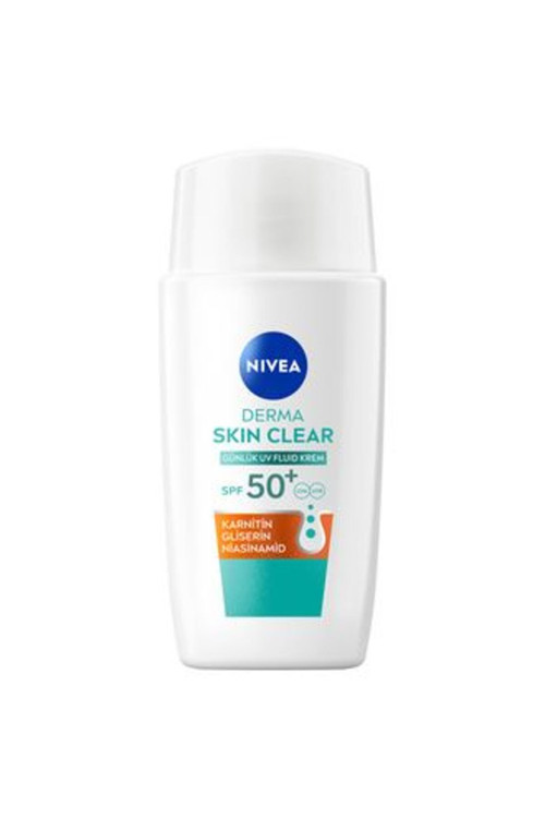 1 Adet Derma Skin Günlük Spf50 Uv Fluid Krem 40 Ml
