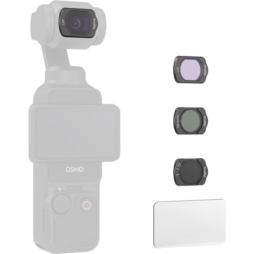 4776 DJI Osmo Pocket 3 için VND2-5 / ND16/CPL / LPF Filtresi / Ekran Koruyucu Filtre Kiti