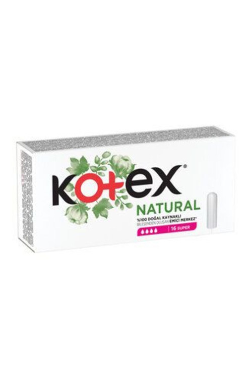 5 Adet Natural Tampon Süper 16'Lı