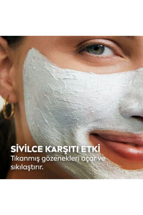 2 Adet Karşıtı 3'Ü1 Arada Beyaz Kil Maskesi Temizleme & Peeling 150Ml