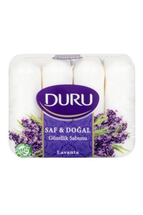 2 Adet Güzellik Sabunu Saf&Doğal Lavanta 4X70 G
