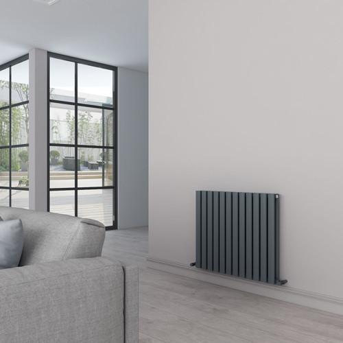 Tallis Double Yakıt Tasarruflu Premium Malzeme Alüminyum Radyatör 60x95cm Kumlu Açık Gri