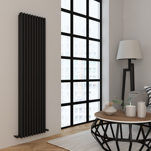 Tubulous Yakıt Tasarruflu Premium Malzeme Alüminyum Radyatör 180x45cm Kumlu Siyah