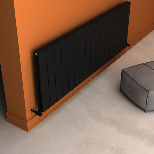 Angers Double Yakıt Tasarruflu Premium Malzeme Alüminyum Radyatör 180x39,5cm Kumlu Siyah