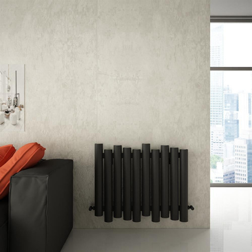 Motion Yakıt Tasarruflu Premium Malzeme Alüminyum Radyatör 60x95cm Kumlu Siyah