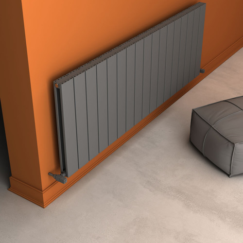 Angers Double Yakıt Tasarruflu Premium Malzeme Alüminyum Radyatör 180x39,5cm Kumlu Açık Gri