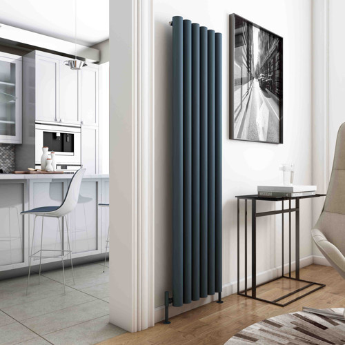 Odessa Yakıt Tasarruflu Premium Malzeme Alüminyum Radyatör 180x47cm Kumlu Antrasit