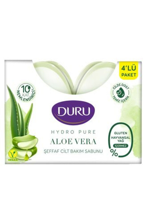 1 Adet Hydropure Aloevera Bakım Sabunu 4 X 135 G