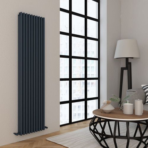 Tubulous Yakıt Tasarruflu Premium Malzeme Alüminyum Radyatör 180x45cm Kumlu Antrasit