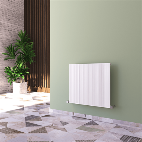 Monza Yakıt Tasarruflu Premium Malzeme Alüminyum Radyatör 60x104cm Kumlu Beyaz