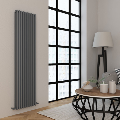 Tubulous Yakıt Tasarruflu Premium Malzeme Alüminyum Radyatör 180x45cm Kumlu Açık Gri