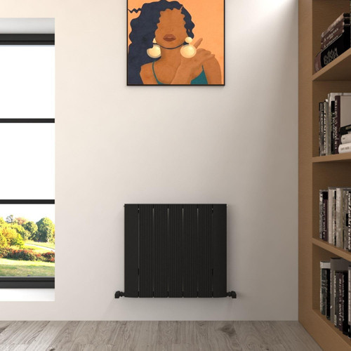 Dune Yakıt Tasarruflu Premium Malzeme Alüminyum Radyatör 60x66cm Kumlu Siyah