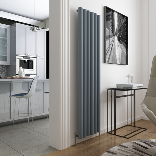 Odessa Yakıt Tasarruflu Premium Malzeme Alüminyum Radyatör 180x47cm Kumlu Açık Gri