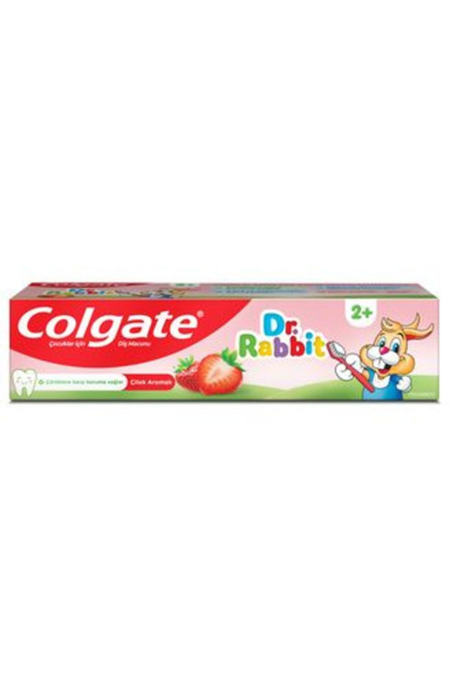 5 Adet Dr.Rabbit 2+Yaş Çilek Aromalı Diş Macunu 50 Ml