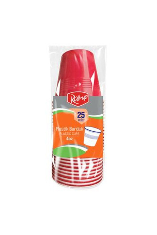 6 Adet Plastik Espresso Bardağı 25'Li