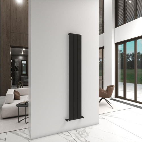 Angers Yakıt Tasarruflu Premium Malzeme Alüminyum Radyatör 180x29,5cm Kumlu Siyah