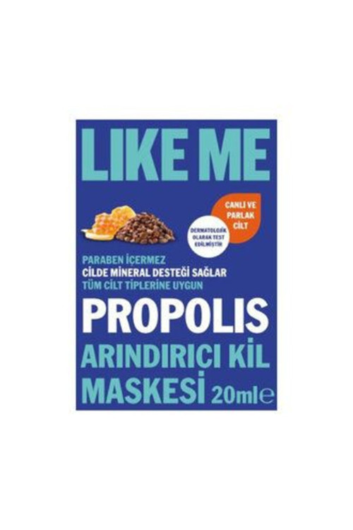 1 Adet Propolisli Arındırıcı Kil Maskesi 20Ml