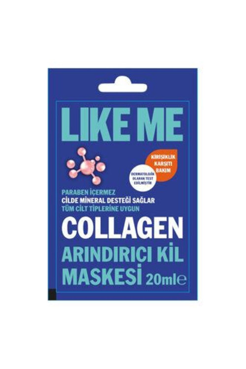 3 Adet Collagen Arındırıcı Kil Maskesi 20Ml