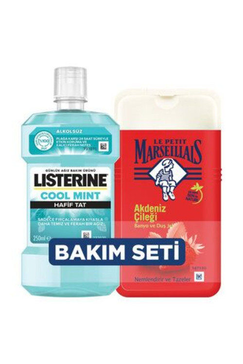 1 Adet Çilek 250Ml + Listerine Coolmint 250Ml