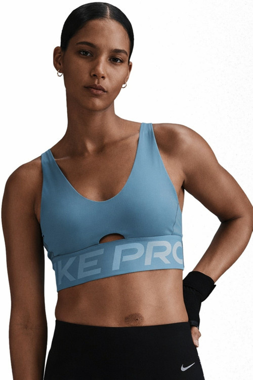 Pro Indy Plunge-Support Bra Kadın Spor Bra Yeşil