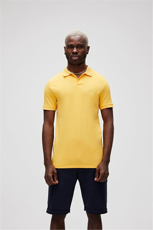 Rixon Sarı Polo Yaka Erkek Tişört