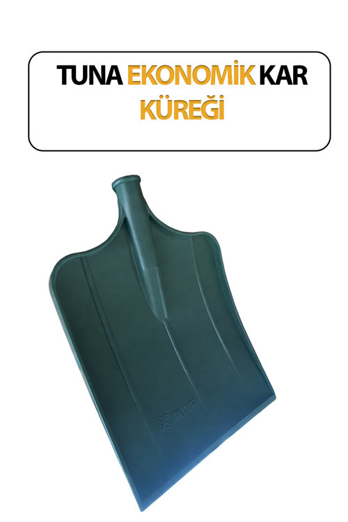 Kürek, Plastik Kar Küreği Ekonomik (Sapsız) Yeşil Renk