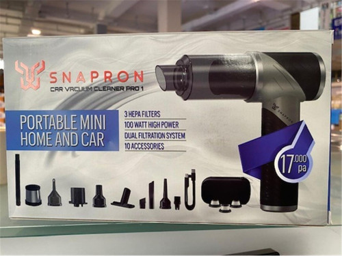 SNV-3000 17000PA 2000Mah 15in1 Güçlü Vakum Ve Üflemeli Şarjlı Katlanabilir Araç Süpürgesi