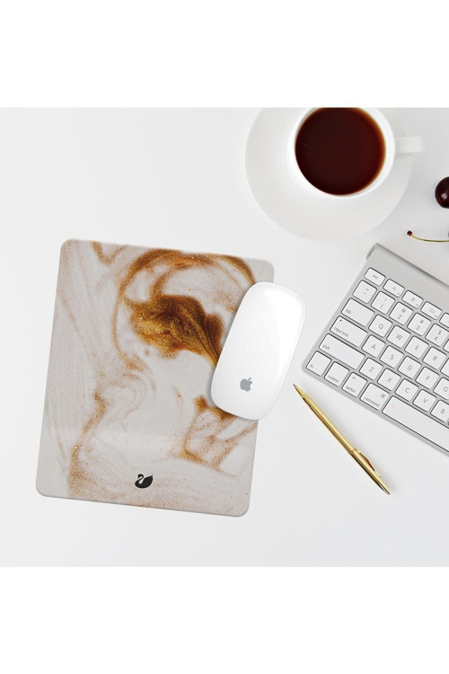 Desenli Bilek Destekli Dikdörtgen Mouse Pad Mouse Altlık