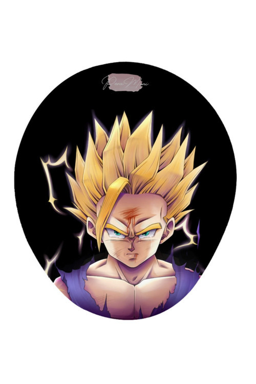 Dragon Ball Z Anime Karakteri Baskılı Bilek Destekli Mouse Pad