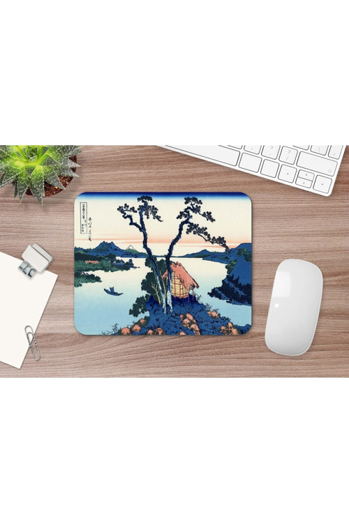Hokusai Lake Suwa In The Shinano Province 17 X 21 Cm Mouse Pad