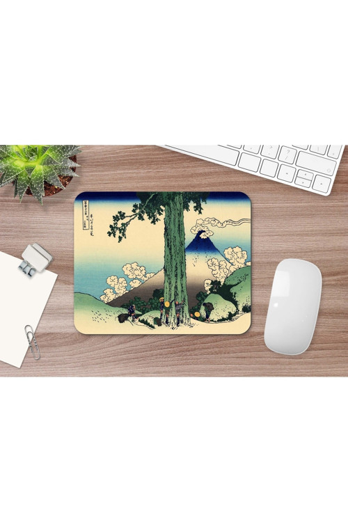 Hokusai Mishima Pass In Kai Province 17 X 21 Cm Mouse Pad