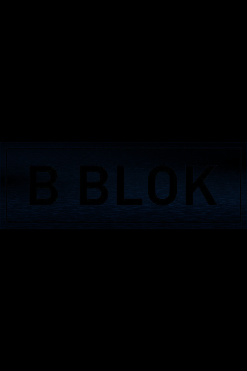 B BLOK YAZILI GOLD METAL LEVHA 20 X 7 CM