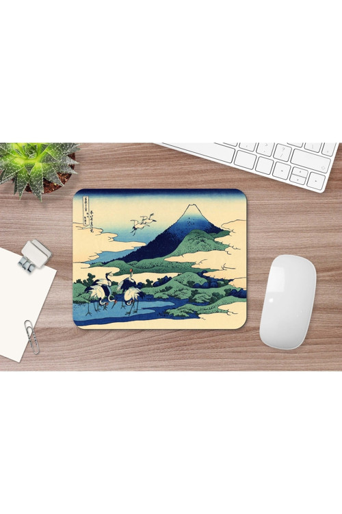 Hokusai Umegawa In Sagami Province 17 X 21 Cm Mouse Pad