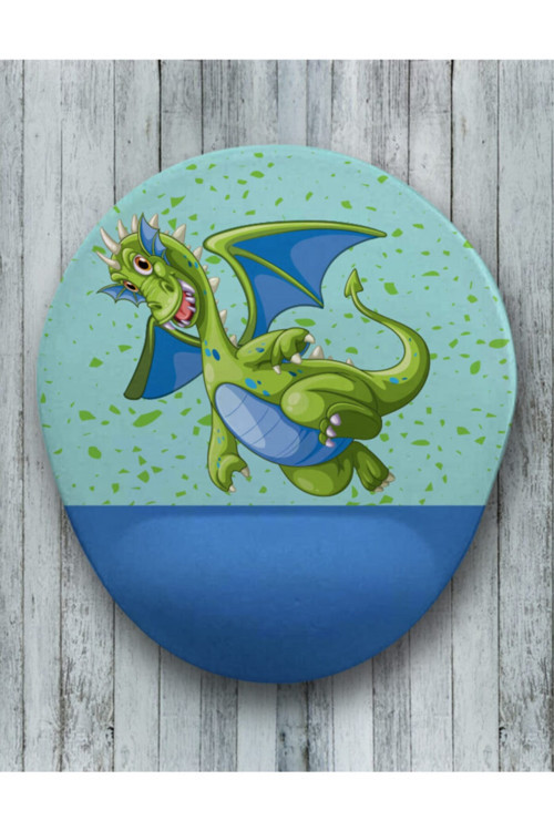 Ejderha Oval Bilek Destekli Mouse Pad