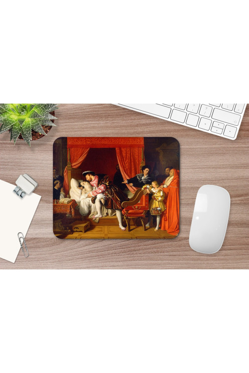 Leonardo Da Vinci'nin Ölümü 17 X 21 Cm Mouse Pad