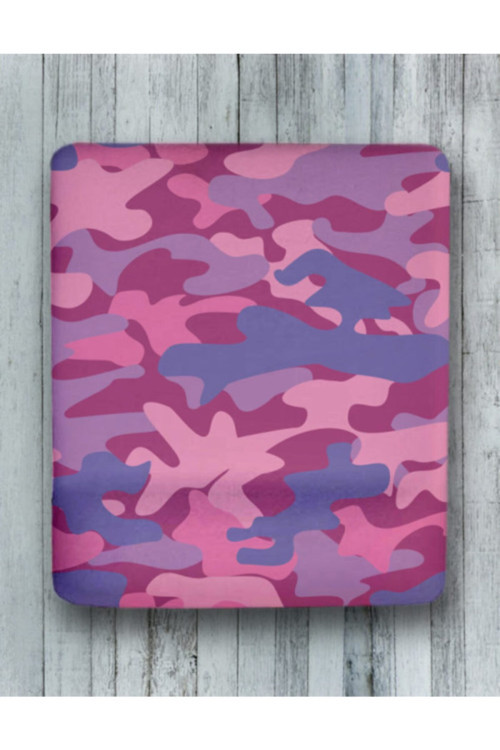 Pembe Kamuflaj Bilek Destekli Mouse Pad