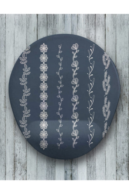 Sarmaşıklar Oval Bilek Destekli Mouse Pad