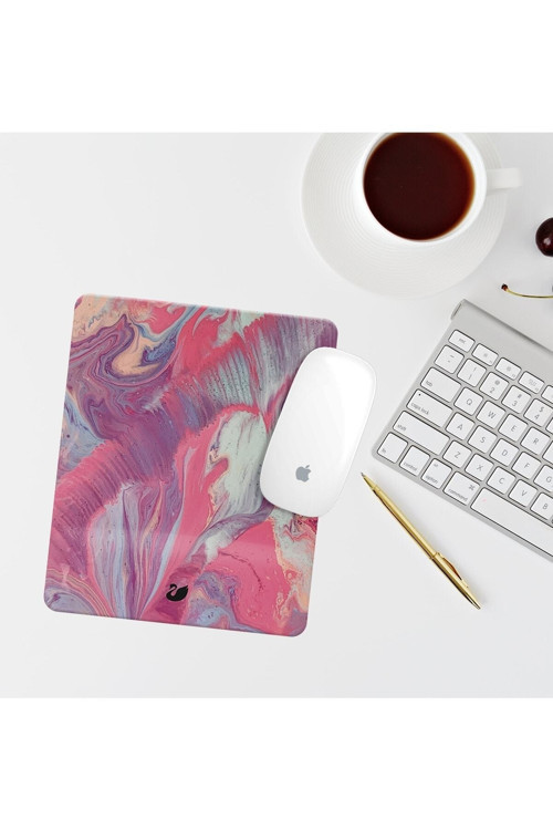 Renkli Desen Bilek Destekli Dikdörtgen Mouse Pad Mouse Altlık