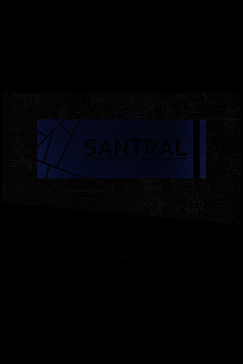 SANTRAL YAZILI 20 X 7 CM YENİ DESENLİ GOLD METAL LEVHA
