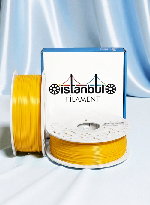 ASA Sarı 3D Baskı İçin Mühendislik Filament ASA 1 Kg Ø 1,75mm ± 0,05 Mm