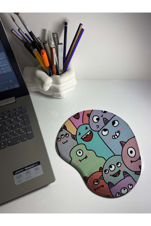 Monster Bilek Destekli Mouse Pad