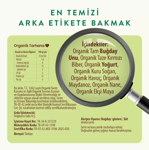 Organik Tarhana 400 Gr 481348