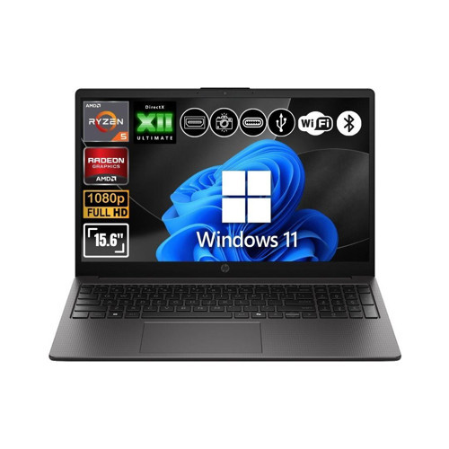 255R G10 AMD Ryzen 5-7535U 16GB Ram 1TB NVMe SSD 15.6" Full HD Win11Pro Notebook D30M3ET ATL29