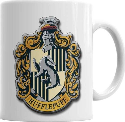 Harry Potter Hufflepuff Hogwarts Logo Gryffindor Slytherin Ravenclaw Hufflepuff Kupa Bardak Porselen