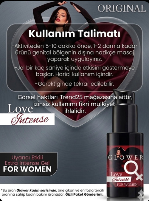 Kadın Uyarıcı zevk arttırıcı premıum jel 10 ml