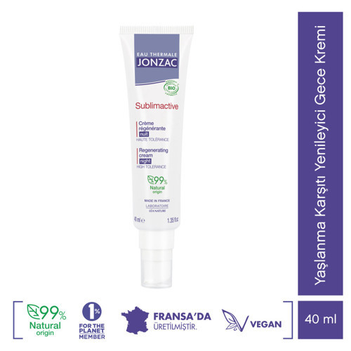 Eau Thermale Jonzac Sublimactive Crema Notte Anti-Age 40 ml