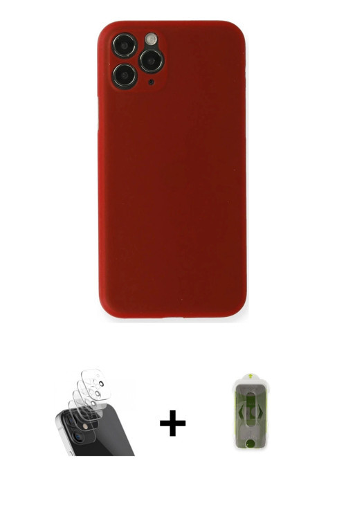 ieg™ iPhone 11 Pro Kılıf Yadigar Yansıma Serisi - Siyah Joko Magic 5D Hayalet Cam + Şeffaf Kamera Le